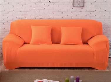 Solid Corner Sofa Covers Couch Slipcovers Elastica Material Sofa Skin Protector Cover Sofa Armchair (Option: 11-One seat)